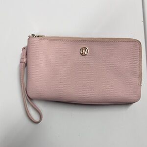 Lululemon Athletica Soft Pink Wristlet